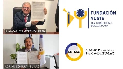 The EU-LAC Foundation and the Yuste Foundation signed a specific agreement.